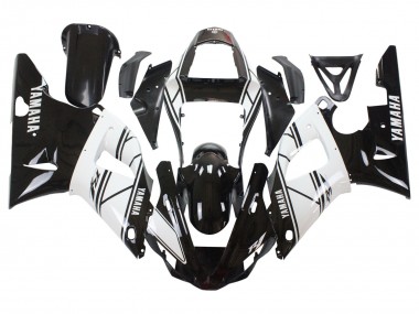 Carenados Moto Yamaha YZF 1000 R1 2000-2001 - Blanco Negro Fabricantes