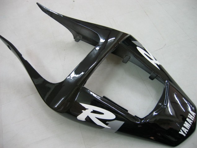 Carenados Moto Yamaha YZF 1000 R1 2000-2001 - Negro Brillante Blanco Calcomanía Fabricantes