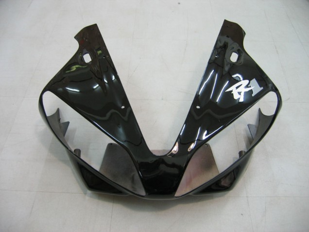 Carenados Moto Yamaha YZF 1000 R1 2000-2001 - Negro Brillante Blanco Calcomanía Fabricantes