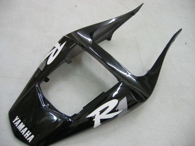 Carenados Moto Yamaha YZF 1000 R1 2000-2001 - Negro Brillante Blanco Calcomanía Fabricantes