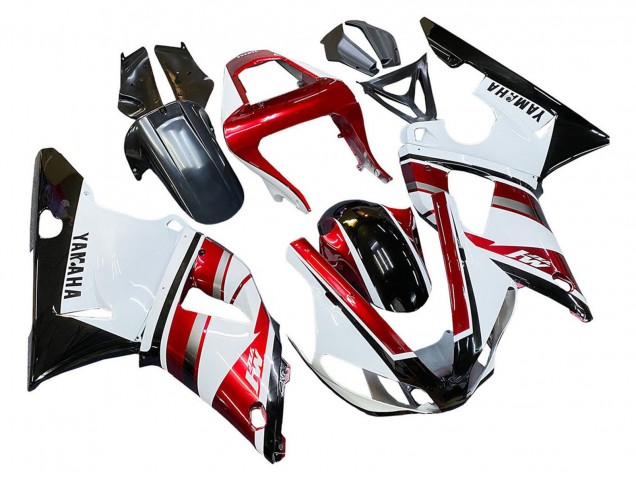 Carenado Moto Yamaha YZF 1000 R1 2000-2001 - Rojo Blanco Negro Brillante Fabricantes