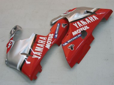Carenados Moto Yamaha YZF 1000 R1 2000-2001 - Plata Rojo Fortuna Motul Fabricantes