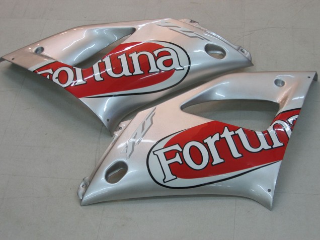 Carenados Moto Yamaha YZF 1000 R1 2000-2001 - Plata Rojo Fortuna Motul Fabricantes