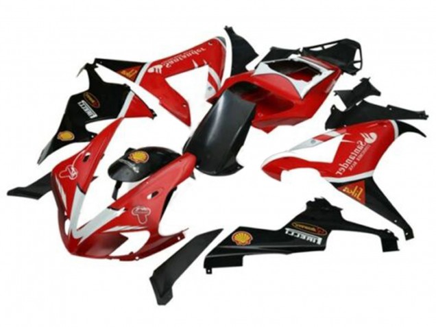 Carenados Moto Yamaha YZF 1000 R1 2002-2003 - Rojo Plata Negro Santander Fabricantes