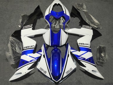 Carenados Moto Yamaha YZF 1000 R1 2002-2003 - Blanco Azul Negro Mate Yamalube Fabricantes