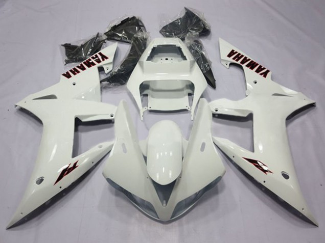 Carenados Moto Yamaha YZF 1000 R1 2002-2003 - Blanco Perla Negro Fabricantes