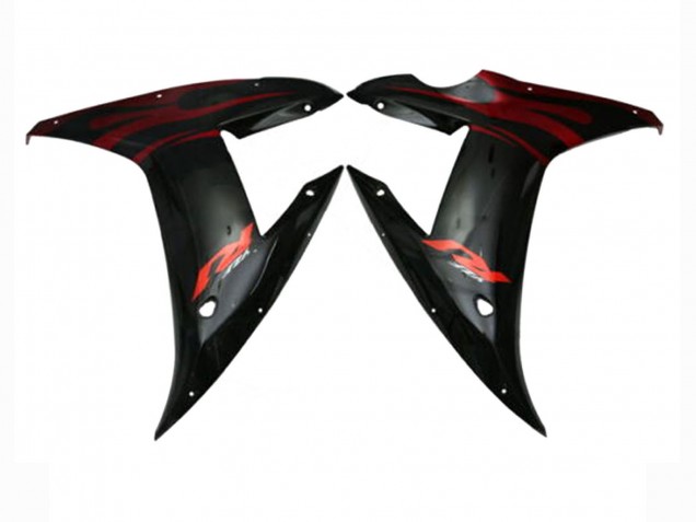 Carenados Moto Yamaha YZF 1000 R1 2002-2003 - Rojo Negro Llama Fabricantes