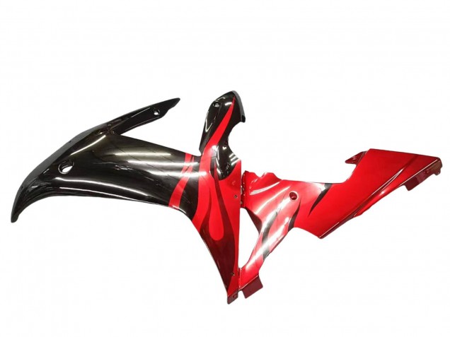 Carenados Moto Yamaha YZF 1000 R1 2002-2003 - Negro Brillante Rojo Llama Fabricantes