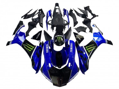 Carenados Moto Yamaha YZF 1000 R1 2015-2019 - Azul Negro Brillante Verde Monstruo Fabricantes