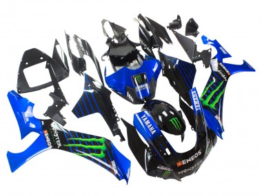 Carenados Moto Yamaha YZF 1000 R1 2020-2025 - Azul Negro Verde Negro ENEOS Monstruo Fabricantes