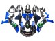 Carenados Moto Yamaha YZF 1000 R1 2020-2025 - Azul Negro Verde Negro ENEOS Monstruo Fabricantes