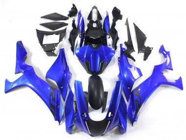 Carenados Moto Yamaha YZF 1000 R1 2020-2025 - Azul Negro Mate Fabricantes