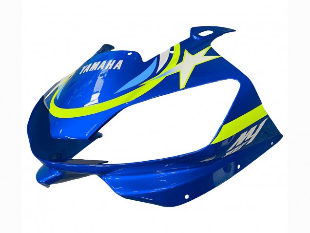 Carenados Moto Yamaha YZF 600 R6 1998-2002 - Blanco Azul Neon Amarillo Fiat Motul Michelin Fabricantes