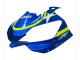 Carenados Moto Yamaha YZF 600 R6 1998-2002 - Blanco Azul Neon Amarillo Fiat Motul Michelin Fabricantes