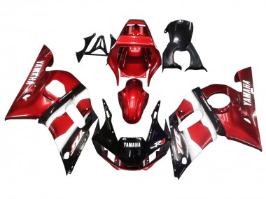 Carenados Moto Yamaha YZF 600 R6 1998-2002 - Rojo Blanco Negro Brillante Fabricantes