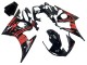 Carenado Moto Yamaha YZF R6 2003-2004 - Negro Brillante Rojo Fabricantes