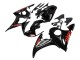 Carenados Moto Yamaha YZF R6 2003-2004 - Negro Brillante Rojo Fabricantes