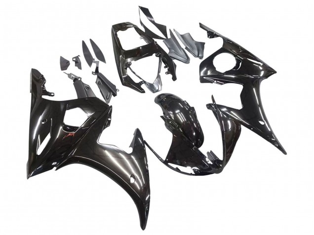 Carenados Moto Yamaha YZF R6 2003-2004 - Negro Brillante Fabricantes