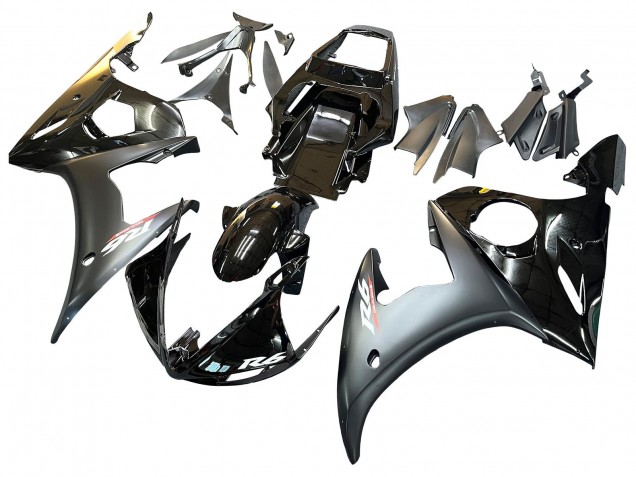 Carenados Moto Yamaha YZF R6 2003-2004 - Negro Brillante Negro Mate Oro Camaleón Fabricantes