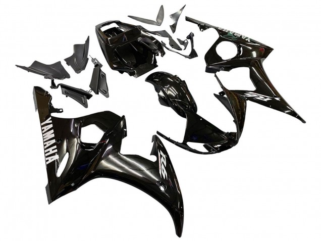 Carenados Moto Yamaha YZF 600 R6 2005 - Negro Brillante Fabricantes