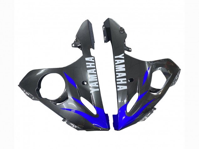 Carenados Moto Yamaha YZF 600 R6 2005 - Azul Brillante Negro Fabricantes