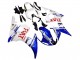 Carenados Moto Yamaha YZF 600 R6 2005 - Blanco Azul Dunlop Fiat Motul Fabricantes
