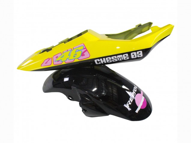 Carenados Moto Yamaha YZF 600 R6 2005 - Negro Rosa Amarillo Repsol 46 Fabricantes