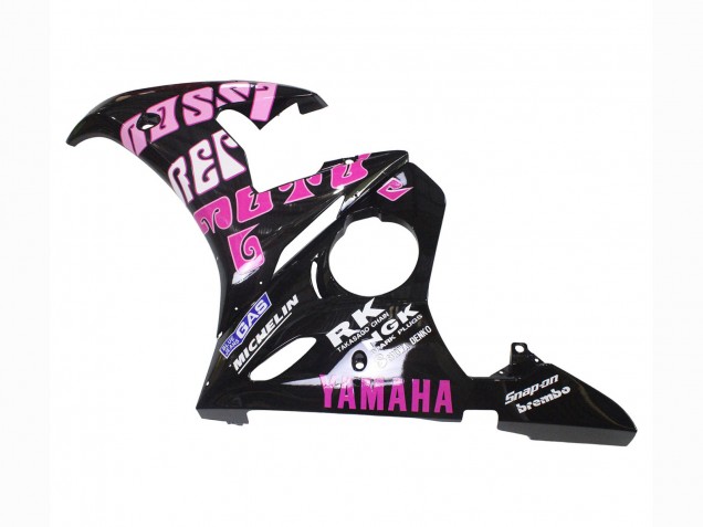 Carenados Moto Yamaha YZF 600 R6 2005 - Negro Rosa Amarillo Repsol 46 Fabricantes