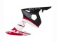 Carenados Moto Yamaha YZF 600 R6 2005 - Rojo Blanco Negro Mate Fabricantes