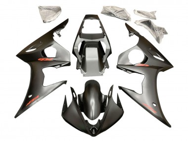 Carenados Moto Yamaha YZF 600 R6 2005 - Negro Mate Rojo Fabricantes
