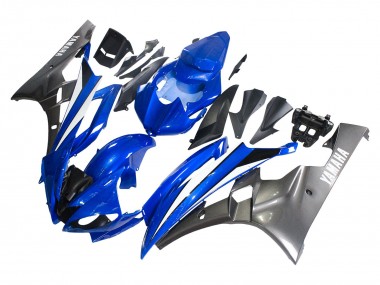 Carenados Moto Yamaha YZF 600 R6 2006-2007 - Azul Blanco Negro Brillante Fabricantes