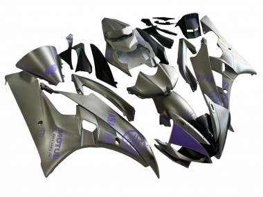 Carenados Moto Yamaha YZF 600 R6 2006-2007 - Gris Púrpura Motul Fabricantes