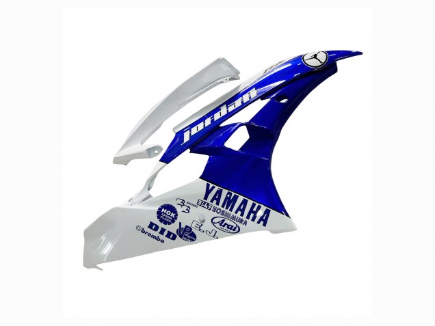 Carenados Moto Yamaha YZF 600 R6 2006-2007 - Blanco Azul Jordan Fabricantes