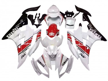 Carenados Moto Yamaha YZF 600 R6 2006-2007 - Blanco Rojo Negro Motul Fabricantes