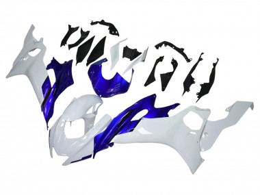 Carenados Moto Yamaha YZF 600 R6 2017-2023 - Blanco Azul Fabricantes