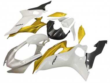 Carenados Moto Yamaha YZF 600 R6 2017-2023 - Blanco Oro Fabricantes