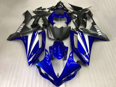 Carenados Moto Yamaha YZF R1 2007-2008 - Azul Blanco Negro Mate Fabricantes