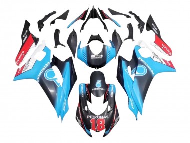 Carenados Moto Yamaha YZF 600 R6 2017-2023 - Blanco Azul Rojo Negro Petronas 18 Fabricantes