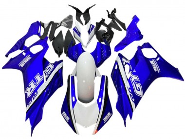 Carenados Moto Yamaha YZF 600 R6 2017-2023 - Blanco Azul GYTR Fabricantes