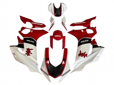 Carenado Moto Yamaha YZF 600 R6 2017-2023 - Blanco Rojo Negro Fabricantes