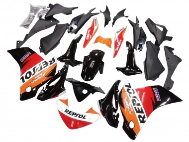 Carenados Moto Honda CBR250RR 2011-2015 - Naranja Blanco Rojo Negro Lustroso HRC Repsol Fabricantes