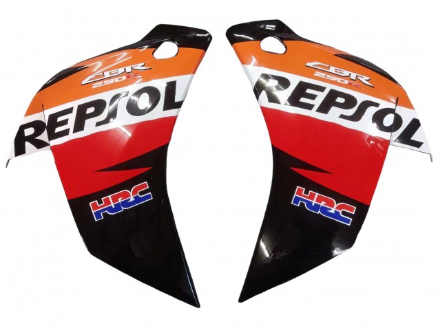 Carenados Moto Honda CBR250RR 2011-2015 - Naranja Blanco Rojo Negro Lustroso HRC Repsol Fabricantes