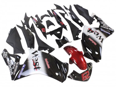 Carenados Moto Honda CBR250RR 2011-2015 - Negro Brillante Blanco West Rojo HRC 62 Fabricantes