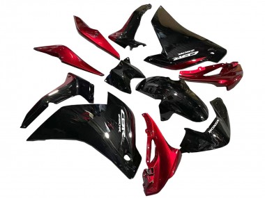 Carenados Moto Honda CBR250RR 2011-2015 - Negro Brillante Rojo Fabricantes