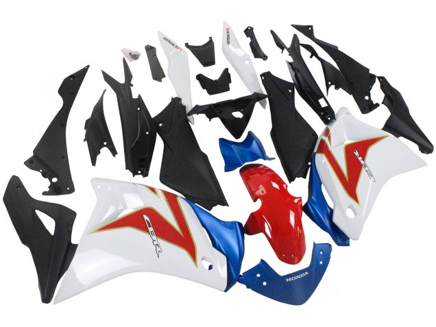 Carenados Moto Honda CBR250RR 2011-2015 - Blanco Rojo Azul Claro Fabricantes