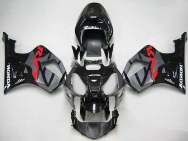 Carenados Moto Honda VTR1000 2000-2006 - Negro Brillante Gris Fabricantes