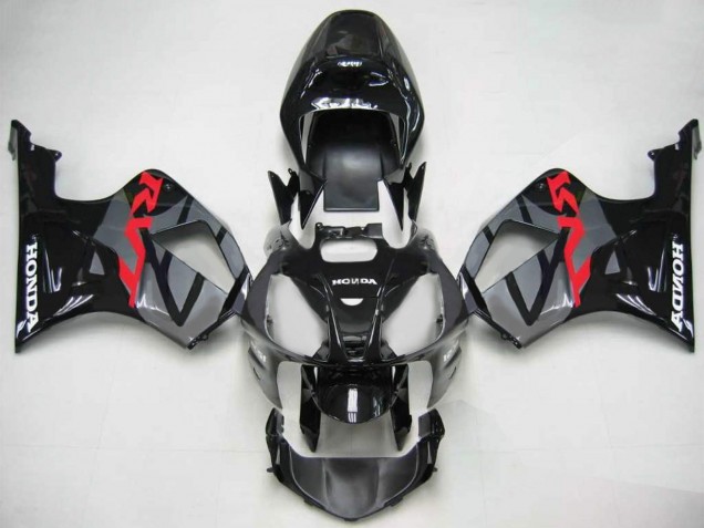 Carenados Moto Honda VTR1000 2000-2006 - Negro Brillante Gris Fabricantes