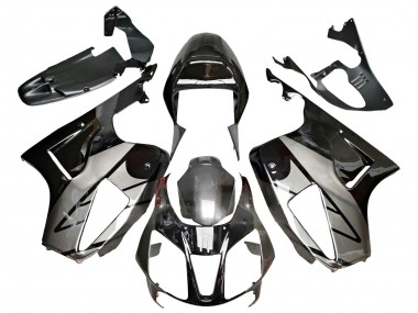 Carenados Moto Honda VTR1000 2000-2006 - Plata Negro Brillante Fabricantes