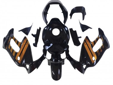 Carenados Moto Honda VTR1000F 1997-2005 - Negro Brillante Oro Fabricantes