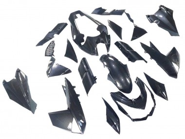 Carenados Moto Kawasaki Z1000 2010-2013 - Negro FibraCarbono Fabricantes